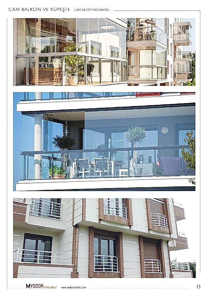 cam balkon küpeşte